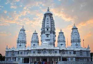 JK Temple(Juggilal Kamlapati temple) is a temple in the Indian city of Kanpur.It is considered to be a unique blend of ancient and modern architecture.jpg