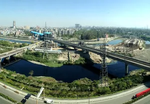 View of Noida city from the Hilton Noida.jpg