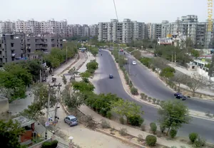 Road in front of Plot ^ 12, Sector 9 Dwarka - panoramio.jpg