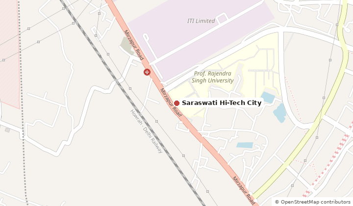 Map of localities with flats or plots on offer in Prayagraj: Naini, Kalindipuram