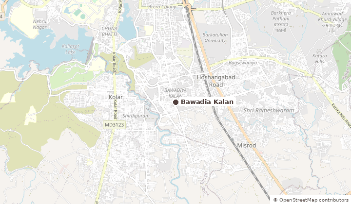 Map of Bawadia Kalan in Bhopal