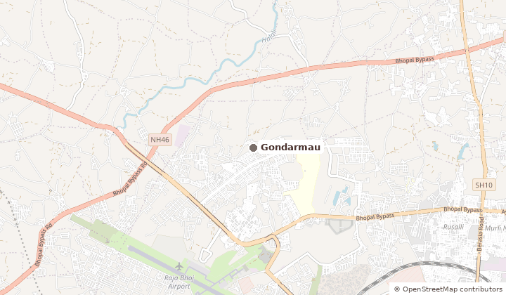 Map of Gondarmau in Bhopal