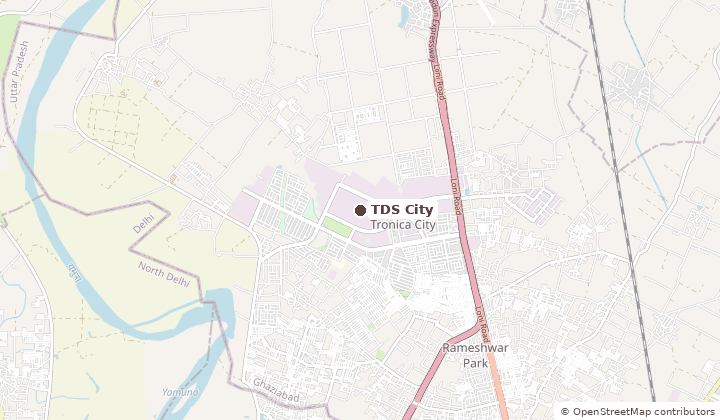 Map of TDS City in Ghaziabad