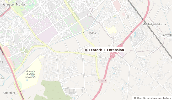Map of Ecotech-1 Extension in Greater Noida