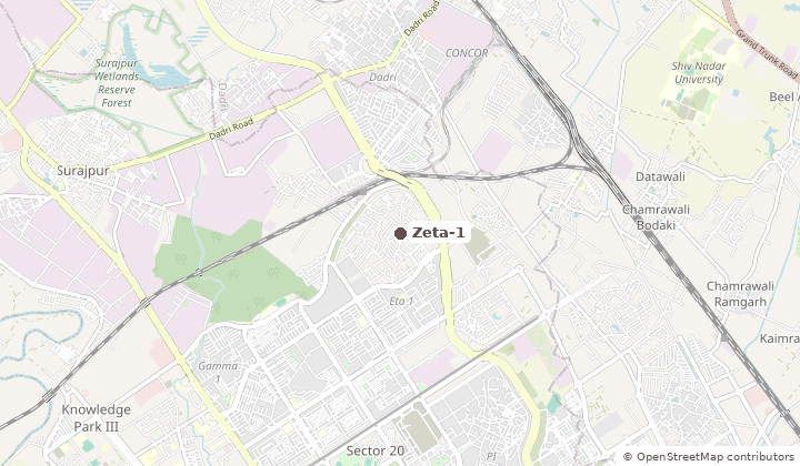 Map of Zeta-1 in Greater Noida