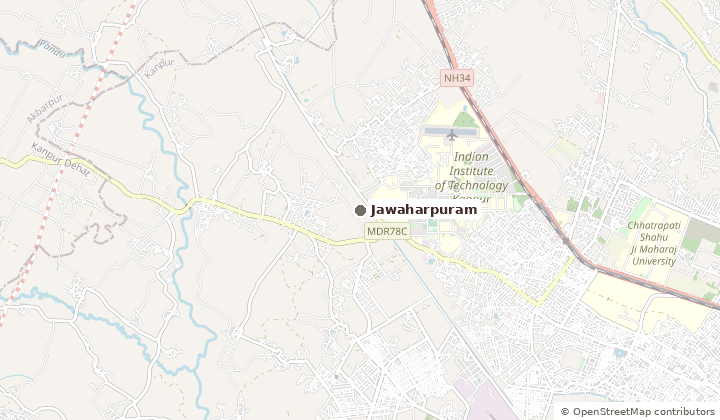 Map of Jawaharpuram in Kanpur