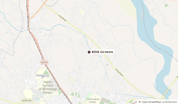 Map of KDA Greens in Kanpur