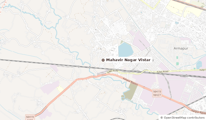 Map of Mahavir Nagar Vistar in Kanpur