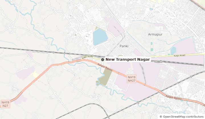 Map of New Transport Nagar in Kanpur