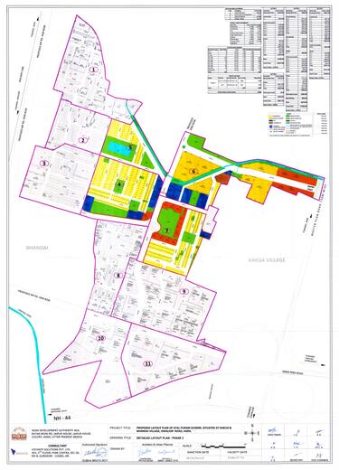 Atalpuram Phase 2 layout plan: 518 plots, 45.215 ha