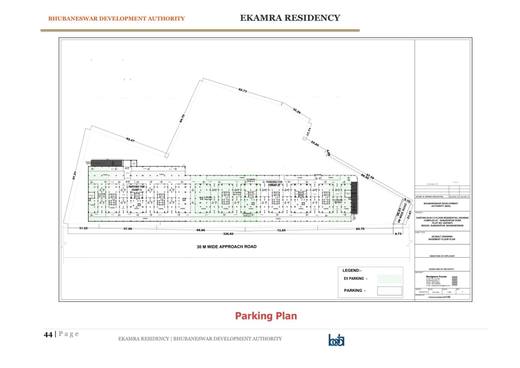 Ekamra Residency parking plan, Subudhipur