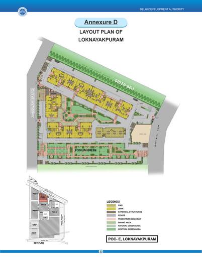 Layout plan of Loknayakpuram