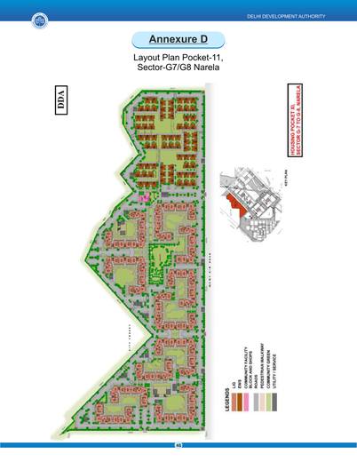 Layout plan, Pocket 11, Sector G7 and G8, Narela