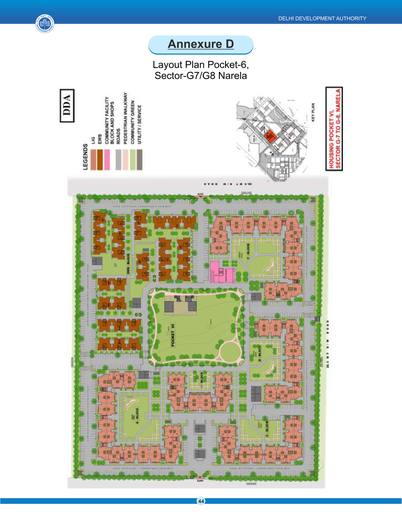 Layout plan, Pocket 6, Sector G7 and G8, Narela