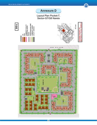 Layout plan, Pocket 7, Sector G7 and G8, Narela