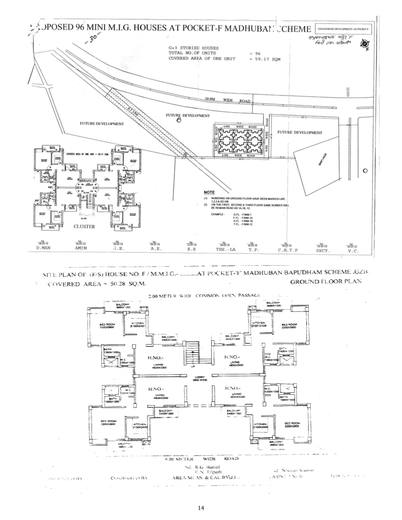 96 Mini MIG houses, Pocket-F Madhuban Bapudham, G+3 storeys