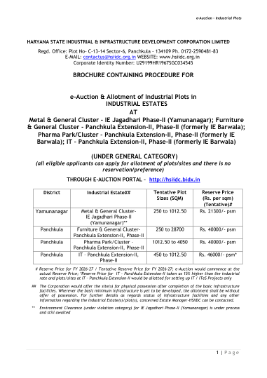 Brochure: eligibility, rebates and the e-auction procedure