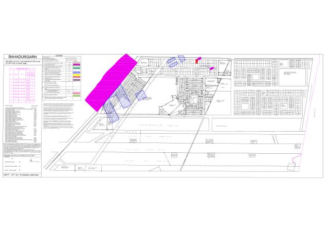 Sector 13, Bahadurgarh - HSVP layout and demarcation plan