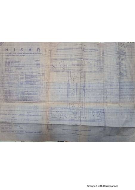 Sector 1, 4H, Hisar - HSVP layout and demarcation plan