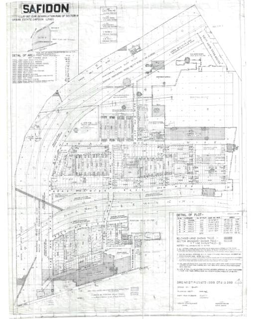 Sector 8, Jind - HSVP layout and demarcation plan
