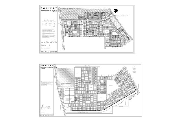 Sector 23, Sonipat - HSVP layout and demarcation plan