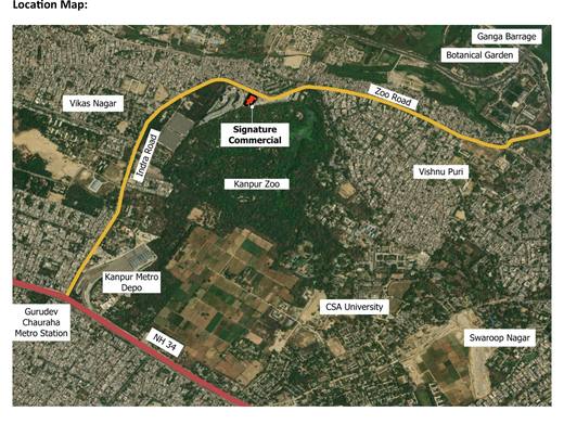 The Signature site, on KDA's map