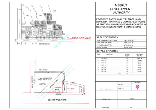 Commercial and residential plots, Shatabdi Nagar Sector-4B Pocket-B