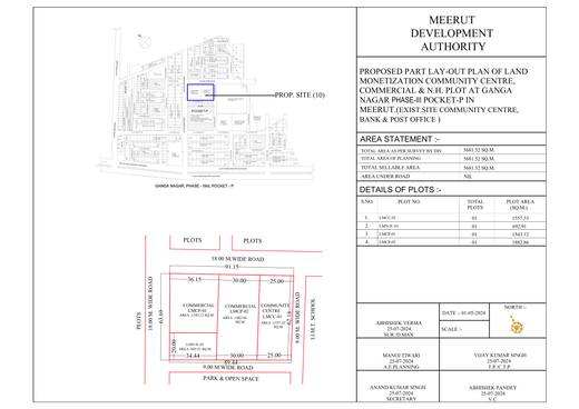 Community centre, commercial and nursing home plots, Ganga Nagar Phase-III Pocket-P