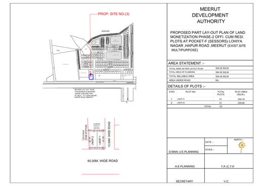 Office-cum-residential plots, Pocket-F (Sessors), Lohiya Nagar, Hapur Road